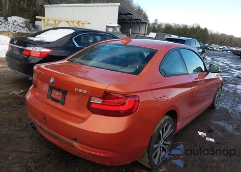 2015 BMW 228I xDrive from USA, damaged, VIN WBA1F7C5XFVX95716